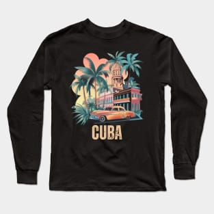 Cuba Havana Long Sleeve T-Shirt